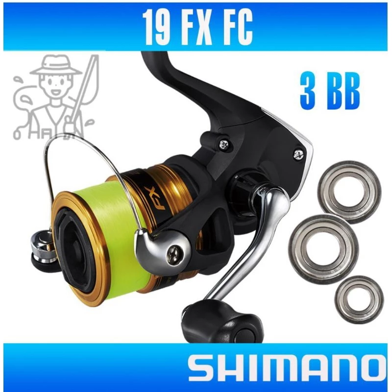 BALL BEARING KITS FOR SHIMANO FX FC (Vòng bi bạc đạn cho máy câu SHIMANO FX FC)